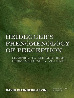 cover image of Heidegger's Phenomenology of Perception